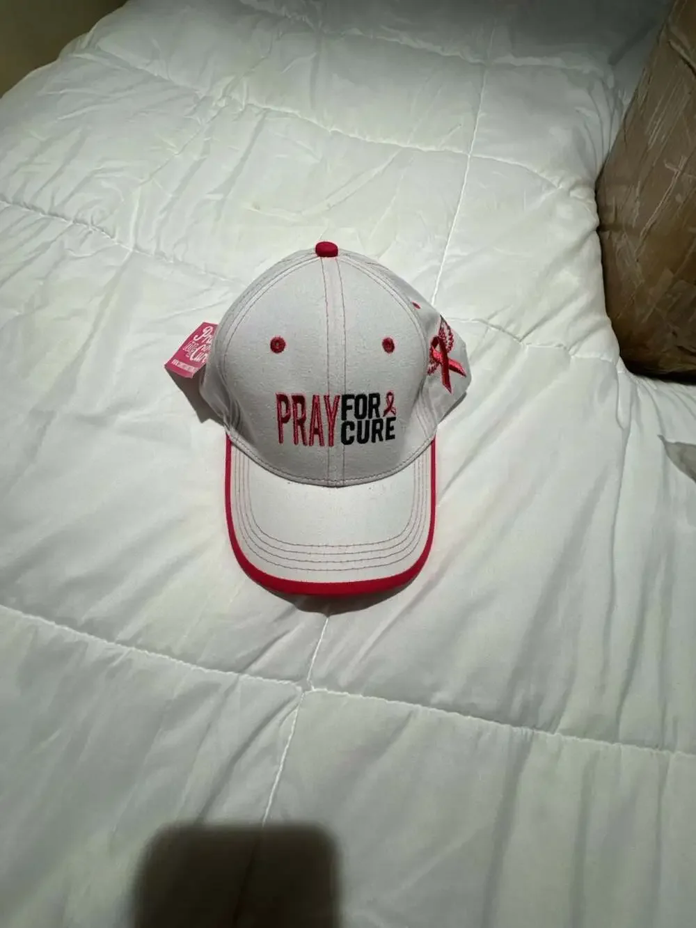 Pray For A Cure Breast Cancer Awareness Baseball Cap